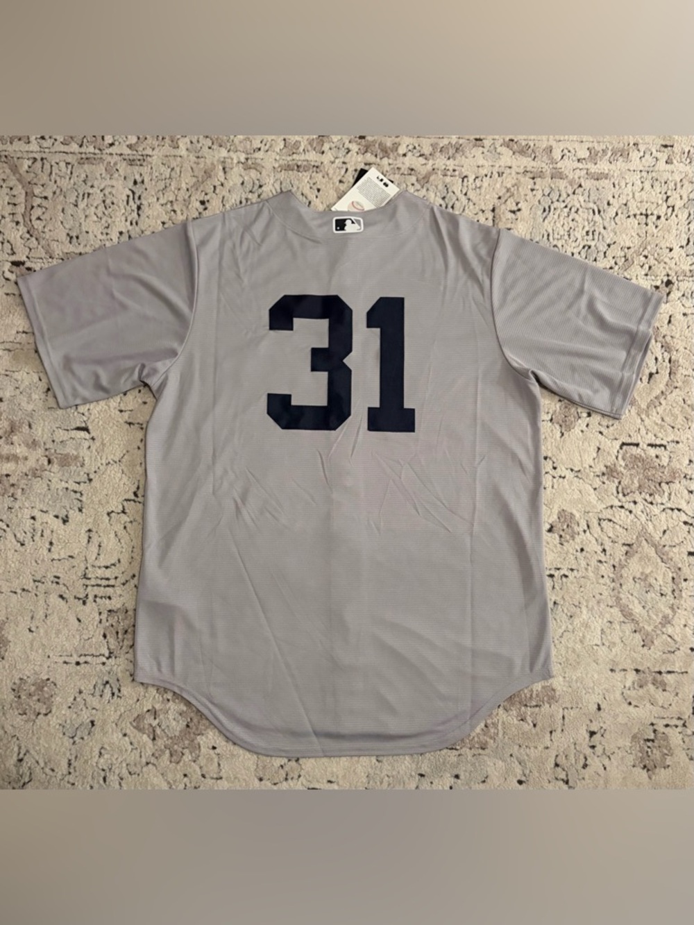 Nike Authentic New York Yankees Cam Schlittler #31 MLB Gray Jersey Men’s Sz: M - Picture 4 of 9